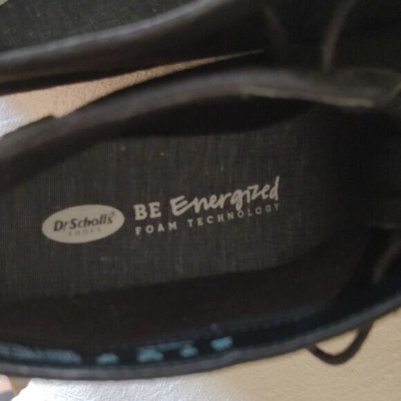 EUC! Dr. Scholls Conquer Women's Vegan Wedge Bootie Black Size 9 - Picture 10 of 10